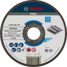 PRO Metal Trennscheibe, 115&nbsp;x&nbsp;2.5&nbsp;x&nbsp;22.23&nbsp;mm, gekröpft, oSa Produktbild