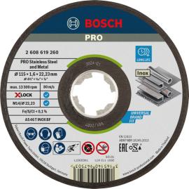 PRO Stainless Steel and Metal X-Lock Trennscheibe, 115&nbsp;x&nbsp;1.6&nbsp;x&nbsp;22.23&nbsp;mm, gerade Produktbild