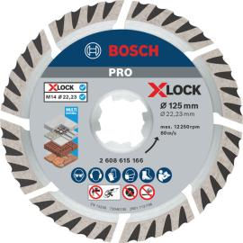 PRO Multi Material X-Lock Diamanttrennscheibe, 125 x 22,23&nbsp;mm, 22,23&nbsp;mm Produktbild