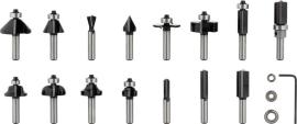 PRO Nutfräser- Set, gemischt, Schaft 8&nbsp;mm, 15-tlg Produktbild