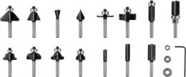 PRO Nutfräser-Set, gemischt, Schaft 6&nbsp;mm, 15-tlg Produktbild