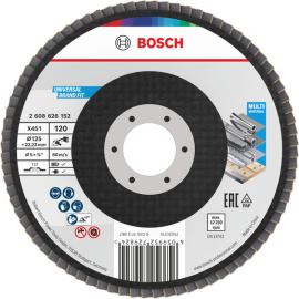 X451 Fächerschleifscheibe, 125 x 22,23&nbsp;mm, K120, Z27, 15-tlg Produktbild