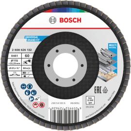 X451 Fächerschleifscheibe, 115 x 22,23&nbsp;mm, K60, Z27, 15-tlg Produktbild