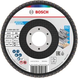 X451 Fächerschleifscheibe, 115 x 22,23&nbsp;mm, K40, Z29, 60-tlg Produktbild