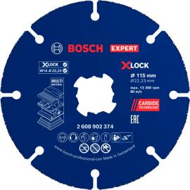 EXPERT Multi Material Carbide-Trennscheibe, 115 x 22,23&nbsp;mm, X-Lock, 10-tlg. Produktbild