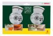 Diamanttrennscheibe für Fliesen und Baumaterial, Durchmesser: 115 mm, 2er-Pack Produktbild img2 S