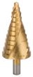 Stufenbohrer HSS-TiN, für Kabelverschraubung, 6 - 37 mm, 10 mm, 93 mm, 12 Stufen Produktbild img1 S