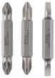 Doppelklingenbit-Set, 3-teilig, S0,6x4,0, S0,6x4,0, PH2, PH2, PZ2, PZ2, 45 mm Produktbild img1 S