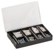 Fixier-Set 173-teilig, Bohrer, Dübel, Schrauben, Bits in handlicher Sortierbox. Produktbild