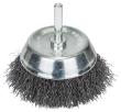 Topfbürste für Bohrmaschinen, gewellter Draht, 75 x 6 mm Produktbild