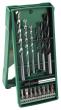Mini-X-Line Mixed-Set, 15-teilig, 3 Stein-, 3 Holzbohrer, 8 Schrauberbits Produktbild img1 S