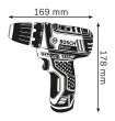 Akku-Bohrschrauber GSR 12V-15, 2 x Akku GBA 12V 2.0Ah, Bit-Set 25-tlg Produktbild img3 S