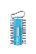 21-teiliges Schrauberbit-Set mit Snap-hook, Hellblau Produktbild