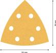 EXPERT C470 Deltaschleifblatt, 93mm, K100, 6 Löcher, 5-tlg. Produktbild img5 S