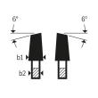 Vorritzblatt konisch, Best for Laminated Panel, 125 x 22 x 2,2 mm, 24 Produktbild img3 S