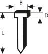 Tackernagel Typ 47, 1,8 x 1,27 x 19 mm, 1000er-Pack Produktbild img1 S