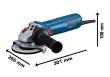 Winkelschleifer GWS 12-125, Zusatzhandgriff Vibration Control Produktbild img3 S
