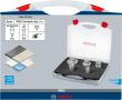 PRO Ceramic Trockenbohrkronen-Set, 68x33/51x33/35x33/25x33/20x33&nbsp;mm, M14, 5-tlg. Produktbild img3 S