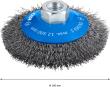 PRO&nbsp;Metal clean Kegelbürste, 100 x 0,3&nbsp;mm, Gewinde Produktbild img4 S