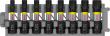 PRO Torx Impact Bit Set, T15; T20(x2); T25(x2); T30(x2); T40, 25&nbsp;mm, 8-tlg. Produktbild img1 S