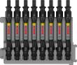 PRO Impact Schrauberbit mit Doppelklingen und Pick and Click, T20, 65 mm, 8-tlg. Produktbild