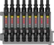 PRO Impact Schrauberbit mit Doppelklingen und Pick and Click, T25, 65 mm, 8-tlg. Produktbild