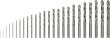 PRO Metal HSS-G Spiralbohrer Set, 25-tlg. Produktbild img1 S