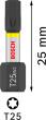 PRO Torx Impact Bit, T25, 25 mm, Display, 10 x 25-tlg Produktbild img4 S