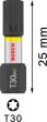 PRO Torx Impact Bit, T30, 25 mm, Display, 10 x 25-tlg Produktbild img4 S