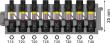PRO Torx Impact Bit Set, T15; T20(x2); T25(x2); T30(x2); T40, 25&nbsp;mm, 8-tlg. Produktbild img5 S