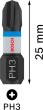 PRO Phillips Impact Bit, PH3, 25&nbsp;mm, 2-tlg. Produktbild img5 S