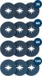 PRO R574 X-Lock Fiberschleifscheibe, 115&nbsp;mm, K36/60/80/120, 12 Stk Produktbild img2 S
