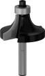 PRO Abrundfräser, R 1/2", Schaft 1/4" Produktbild img2 S