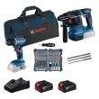 2 x 18V-Set: GSR + GBH + 2 x Bit-Set + 2 x GBA 18V 4.0 Ah + GAL 18V-40 Produktbild img3 S