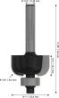 PRO Hohlkehlfräser, L 1/4", Schaft 1/4" Produktbild img5 S