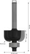 PRO Hohlkehlfräser, R&nbsp;6,4, Schaft 6&nbsp;mm Produktbild img5 S