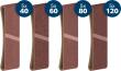 PRO X440 Schleifband Set, 75x533mm, K40/60/80/120, 20-tlg., Starter Pack Produktbild img1 S