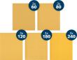 EXPERT C470 A4 Schleifpapier, 230x280mm, K60/80/120/180/240, 15tlg. Starter Pack Produktbild img1 S