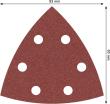 PRO F460 Schleifblatt, 93&nbsp;x&nbsp;93&nbsp;mm; G120, 5-tlg. Produktbild img5 S