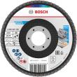 X451 Fächerschleifscheibe, 115 x 22,23 mm, K40, Z27, 15-tlg Produktbild