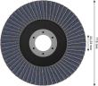 X451 Fächerschleifscheibe, 115 x 22,23&nbsp;mm, K40, Z27, 15-tlg Produktbild img5 S