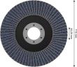 X451 Fächerschleifscheibe, 115 x 22,23&nbsp;mm, K80, Z27, 15-tlg Produktbild img5 S