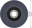 X451 Fächerschleifscheibe, 125 x 22,23&nbsp;mm, K80, Z29, 15-tlg Produktbild img5 S