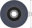 X451 Fächerschleifscheibe, 125 x 22,23&nbsp;mm, K120, Z27, 15-tlg Produktbild img5 S