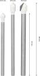 CYL-9  Soft Ceramic Bohrer-Set, 5 x 70; 6 x 80; 8 x 80 mm, 3-tlg. Produktbild img4 S