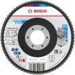 X451 Fächerschleifscheibe, 115 x 22,23 mm, K120, Z27, 60-tlg Produktbild