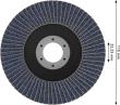 X451 Fächerschleifscheibe, 115 x 22,23&nbsp;mm, K80, Z27, 60-tlg Produktbild img5 S