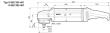 Hochfrequenz-Winkelschleifer HWS 810/230, 2000 W, 135 V, 6600 U/min Produktbild img2 S