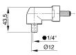 Winkelkopf 1/4"-Innensechskant-Abtrieb Produktbild img2 S