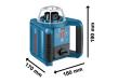 Rotationslaser GRL 300 HV, mit RC 1, WM 4, LR 1, BT 300 HD und GR 240 Produktbild img3 S